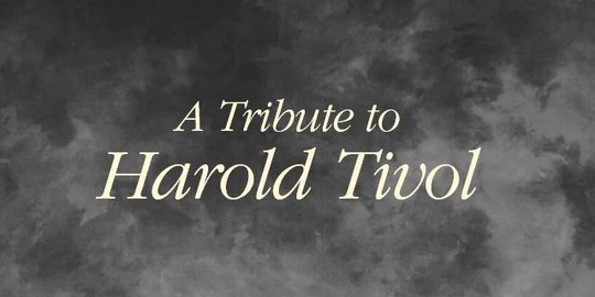 Honoring Harold: A Tribute