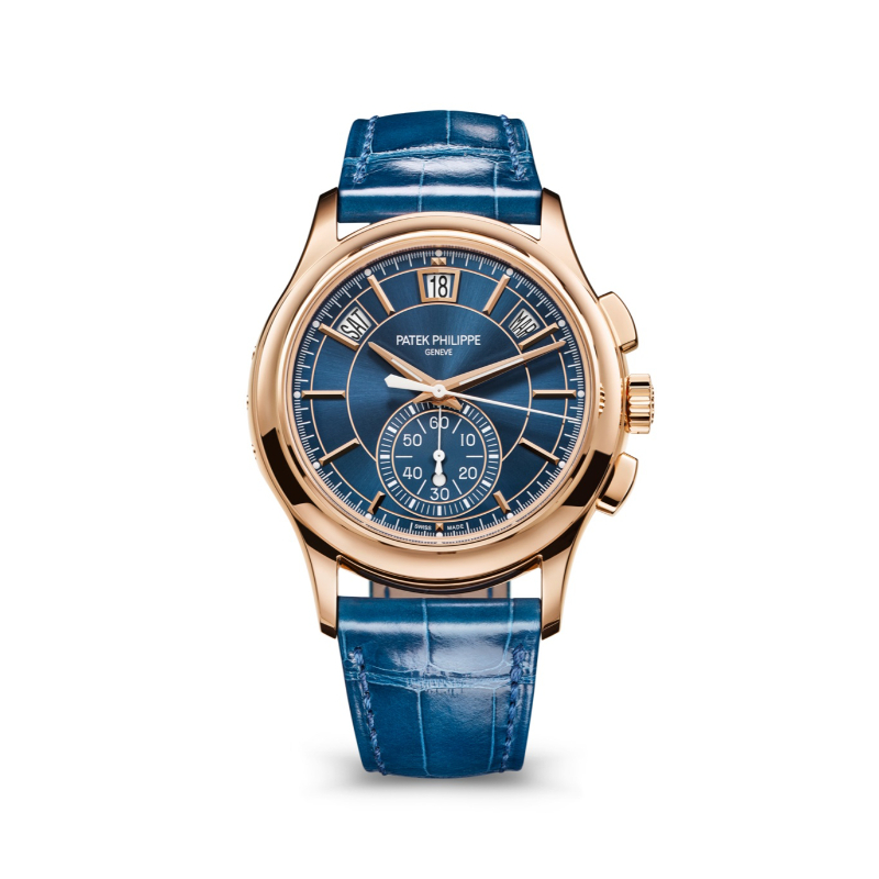 18K Rose Gold  Complications Blue Watch - 5905R-010