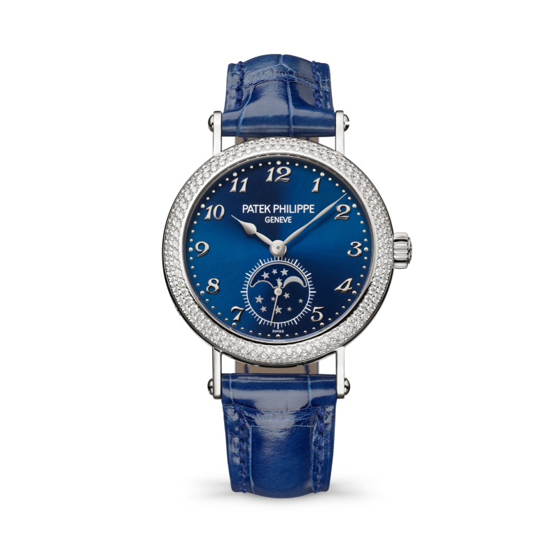 18K White Gold Complications Blue Dia Moonphase watch - 7121/200G-001