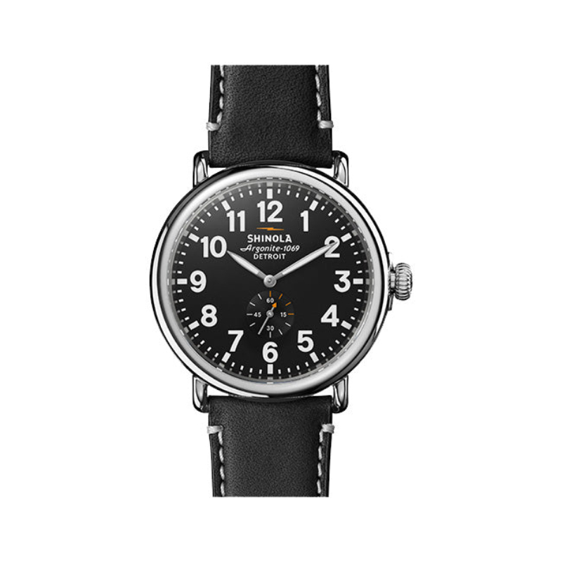 Runwell 47MM Watch With Black Arabic Dial - 1009